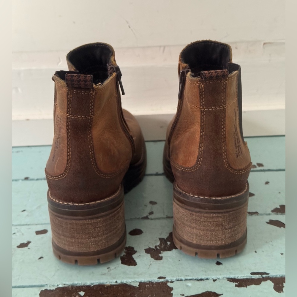 Maddison Size EU 38 Chelsea Boot Wedge sole wooden Nubuck - Picture 7 of 17